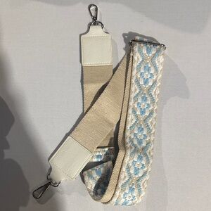 Stylish Beige and Blue Strap